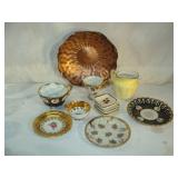 Fine China and Copper Bowl - Yellow 1 Czech