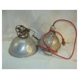 Two Heat Lamps