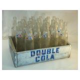 DOUBLE COLA Crate and Bottles