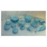 Blue Bake Ware Soup Bowl Sets / Sugar Creamer
