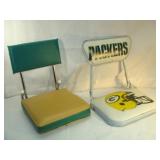 Pair of Green Packer Stadium Chairs