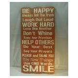 Wooden Saying Sign