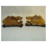 Soapstone? Dragon Figures
