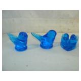 Three Blue Blues of Paradise