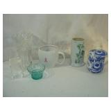 Crystal, Cups and Vase