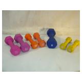 Hand Weights 2, 3, 5, 8 Pounders