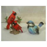 Fenton Cardinal and Other Blue Bird