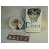 Diana Plate and Book