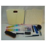 Bathroom Scale, Combs and Pill Trays