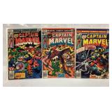 Marvel comics the new Captain Marvel 48, 49,50