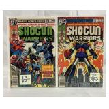 Marvel comics shogun warriors one and two
