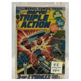 Marvel comics triple action number one
