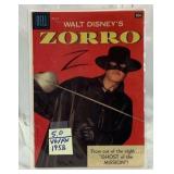 Dell 1958 Walt Disney Zorro comic book