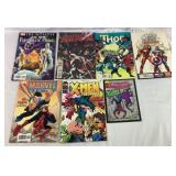 7 assorted marvel comics Books