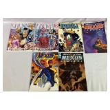 Six assorted comic books
