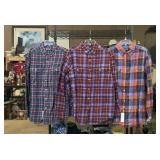 Set of 3 Chaps Flannel shirts size Large