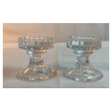 3" Gorham Crystal candlestick holders 3" Gorham Crystal candlestick holders