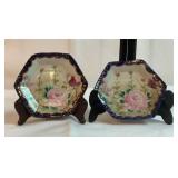 Pair of 5" Nippon hand painted China Pair of 5" Nippon hand painted China