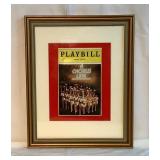 16"  1984 framed playbill "A Chorus Line"