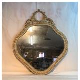 30" vintage style wall mirror