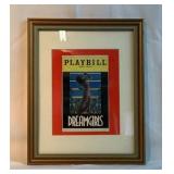 16" X 13" 1985 Framed Playbill "Dreamgirls"