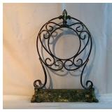 19" Metal Art Deco Piece 19" Metal Art Deco Piece