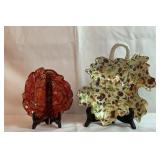 Pair of Fall Decor candy dishes