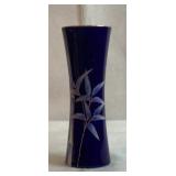 8" blue oriental cylinder Vase 8" blue oriental cylinder Vase