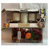 LED Candle set W/ Remote & Holiday Potpourri LED Candle set W/ Remote & Holiday Potpourri