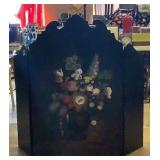 36"X31" handpainted fire place screen 36"X31" handpainted fire place screen