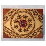 9X7" Detailed Handcarved wooden Box 9X7" Detailed Handcarved wooden Box