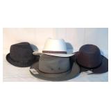 4 Piece Belk Hat Lot