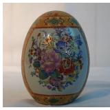 6" Satsuma Oriental style ceramic Egg