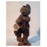 14" vintage Ganz Bear w/ stand