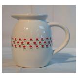 6" flowered Pottery Jug