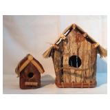 6 & 12" Birdhouse duo