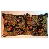 Pair of 22" Decorative Throw Pillows