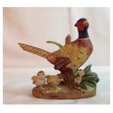 7" Ceramic mother bird & babies Decor Piece