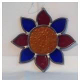 7" stained glass Sun 7" stained glass Sun