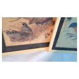 4 piece Bird Paintings By Arthur Singer