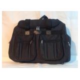 18" Black carry on luggage bag