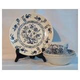 6 piece blue onion china set 6 piece blue onion china set