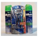 Gillette Shaving cream & Fusion Proglide Razor