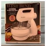 West Bend 12 Speed Stand Mixer unopened West Bend 12 Speed Stand Mixer unopened