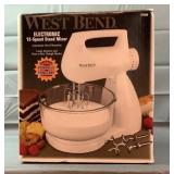 West Bend 12 Speed Stand Mixer unopened