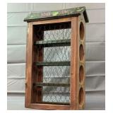 20" Wooden 4 Bottle Wine Holder 20" Wooden 4 Bottle Wine Holder