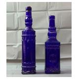 12 & 13" Blue Decor Bottles 12 & 13" Blue Decor Bottles