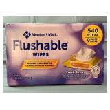 Members Mark Flushable Wipes unopened