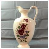 12" Flower Design Pitcher