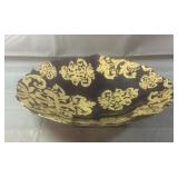 14.5" purple Glass Decor Bowl 14.5" purple Glass Decor Bowl